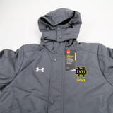 Notre Dame Fighting Irish Under Armour Winter Jacket Men's Gray New S-TOPS-127467