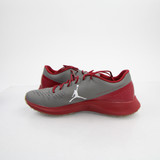 Oklahoma Sooners Air Jordan Cross Training Shoes Men's Gray/Maroon Used 12-SHOE-015687
