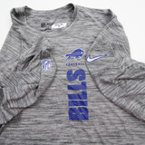 Buffalo Bills Nike NFL On Field Dri-Fit Long Sleeve Shirt Men's Used Gray/Heather 2XL-TOPS-127700