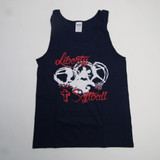 Liberty Flames Gildan Sleeveless Shirt Men's Navy New S-TOPS-127937