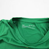 Notre Dame Fighting Irish Under Armour HeatGear Short Sleeve Shirt Women's New Green-TOPS-127968
