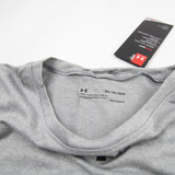 Notre Dame Fighting Irish Under Armour HeatGear Short Sleeve Shirt Women's New Gray-TOPS-127904