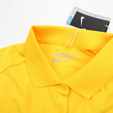 Northern Michigan Wildcats Nike Golf Dri-Fit Polo Women's Gold New S-TOPS-127819