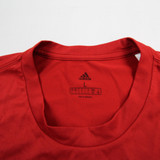 adidas Short Sleeve Shirt Men's Red Used L-TOPS-128069