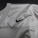 Nike Practice Jersey - Football Men's Silver New without Tags-JRSY-007449