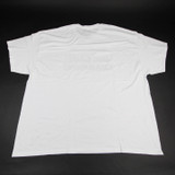 Samford Bulldogs Gildan Dry Blend Short Sleeve Shirt Men's White New-TOPS-128518