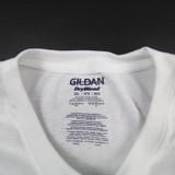 Samford Bulldogs Gildan Dry Blend Short Sleeve Shirt Men's White New-TOPS-128518