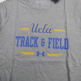 UCLA Bruins Under Armour HeatGear Short Sleeve Shirt Men's Gray New S-TOPS-128522