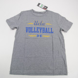 UCLA Bruins Under Armour HeatGear Short Sleeve Shirt Youth Gray New L-TOPS-128547