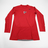 Atlanta Falcons Nike NFL Training Dri-Fit Compression Top Men's Red/Gray Used 2XL-TOPS-128289
