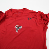 Atlanta Falcons Nike NFL Training Dri-Fit Compression Top Men's Red/Gray Used 2XL-TOPS-128289