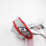 Ohio State Buckeyes Nike Gloves - Receiver Men's White/Silver Used 2XL-EQPT-004555