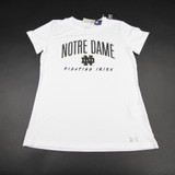 Notre Dame Fighting Irish Under Armour Short Sleeve Shirt Men's White New S-TOPS-128263