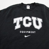 TCU Horned Frogs Nike Sweatshirt Men's Black Used L-TOPS-128657