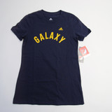 LA Galaxy adidas Go-To tee Short Sleeve Shirt Girl's Navy Used L-TOPS-128847