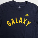 LA Galaxy adidas Go-To tee Short Sleeve Shirt Girl's Navy Used L-TOPS-128847