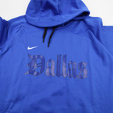 SMU Mustangs Nike Therma-FIT Sweatshirt Men's Blue New 2XL-TOPS-128550