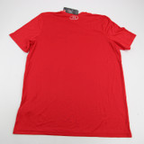 Under Armour Short Sleeve Shirt Men's Red New M-TOPS-129028
