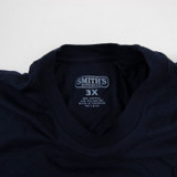 Smith's Workwear Short Sleeve Shirt Men's Navy Used 3XL-TOPS-129045