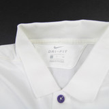 TCU Horned Frogs Nike Dri-Fit Polo Men's White/Purple New S-TOPS-128592