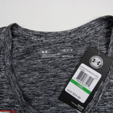 Utah Utes Under Armour HeatGear Short Sleeve Shirt Women's Gray/Black New L-TOPS-129435