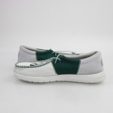 Michigan State Spartans Hey Dude Casual Shoes Men's White/Green Used 13-SHOE-014907