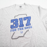 Indianapolis Colts 47 Brand Short Sleeve Shirt Men's Light Gray/Heather New XL-TOPS-129866