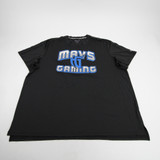 Dallas Mavericks Champion Short Sleeve Shirt Men's Black Used 3XL-TOPS-129916