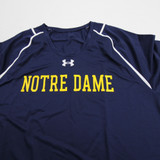 Notre Dame Fighting Irish Under Armour Short Sleeve Shirt Men's Navy New M-TOPS-129909