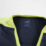 Manchester City FC Puma Short Sleeve Shirt Men's Navy/Lime Green Used XL-TOPS-130181