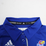 Kansas Jayhawks adidas Climacool Polo Women's Blue/White New S-TOPS-130384