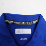 Kansas Jayhawks adidas Climalite Polo Women's Blue/Striped New XL-TOPS-130392