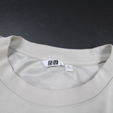 Uniqlo Short Sleeve Shirt Men's Beige Used 3XL-TOPS-129595