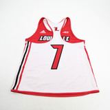 Louisville Cardinals adidas Practice Jersey - Basketball Women's Used Red/White-JRSY-007577