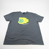 Gildan Softstyle Short Sleeve Shirt Men's Gray Used 2XL-TOPS-130319