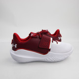 Under Armour Basketball Shoe Men's White/Burgundy New without Box 14-SHOE-016053