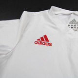 adidas Short Sleeve Shirt Women's White Used XL-TOPS-130236