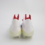 adidas adizero Football Cleat Men's White/Red Used 10.5-CLEA-011434