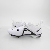 Nike Alpha Menace Football Cleat Men's White New without Box-CLEA-011371