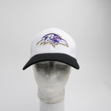 Baltimore Ravens New Era 39thirty Fitted Hat Men's White/Black Used MD/LG-HATS-012335