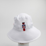 Tampa Bay Buccaneers New Era Bucket Hat Unisex White Used MD/LG-HATS-012303