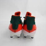 Miami Hurricanes adidas Ultraboost Football Cleat Men's Green/Orange New-CLEA-011488