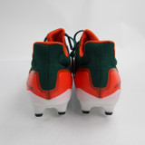Miami Hurricanes adidas Ultraboost Football Cleat Men's Green/Orange Used 16-CLEA-011489