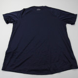 Notre Dame Fighting Irish Under Armour Short Sleeve Shirt Men's Navy Used XL-TOPS-131231