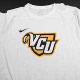 VCU Rams Nike Dri-Fit Short Sleeve Shirt Women's White Used L-TOPS-130764