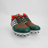 Miami Hurricanes adidas Ultraboost Football Cleat Men's Green/Orange New-CLEA-011656