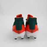 Miami Hurricanes adidas Ultraboost Football Cleat Men's Green/Orange New-CLEA-011656
