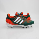 Miami Hurricanes adidas Ultraboost Football Cleat Men's Green/Orange New-CLEA-011656