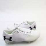 Under Armour Spotlight Soccer Cleat Men's White/Navy New without Box 5-CLEA-011675