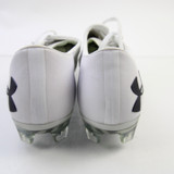 Under Armour Spotlight Soccer Cleat Men's White/Navy New without Box 5-CLEA-011675